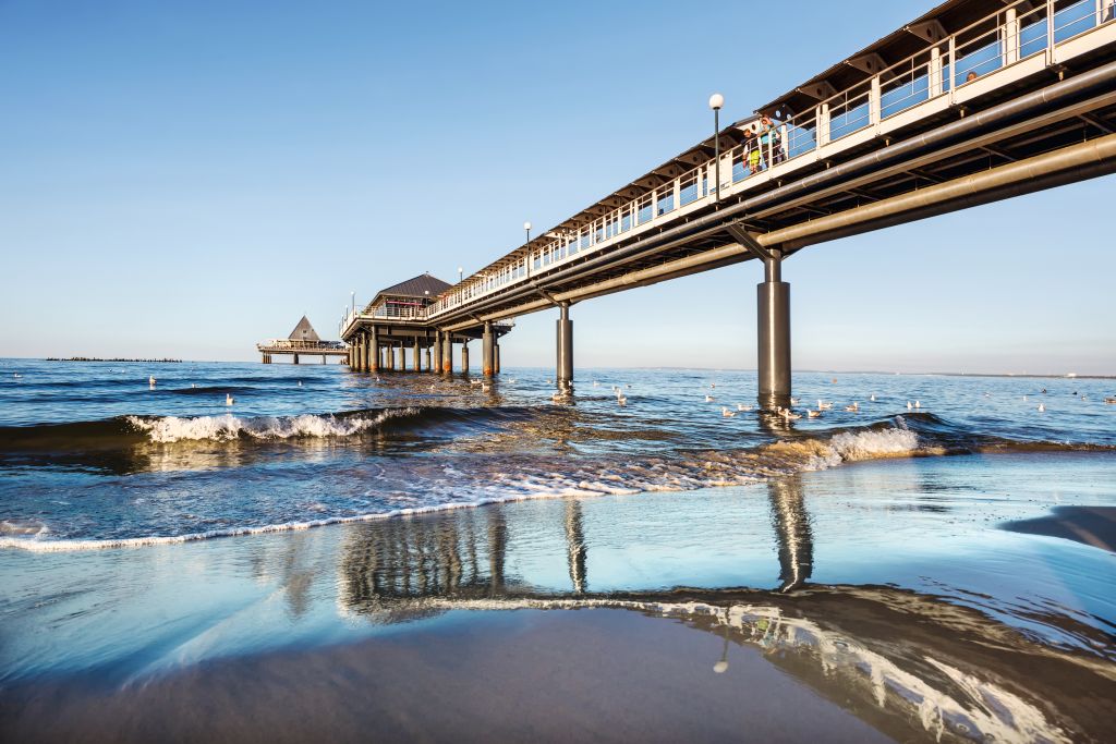 Legendäre Radtouren - Imposant ist die historische Seebrücke von Heringsdorf auf Usedom