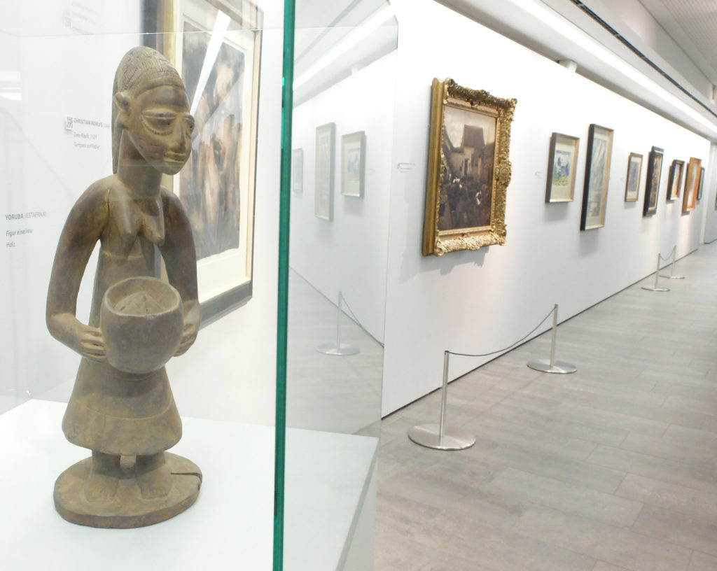 Skulptur der Yoruba und Christian Rohlfs "Zwei Köpfe"