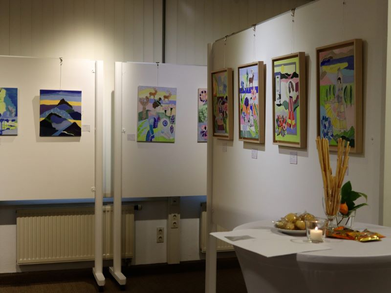 Der Ausstellungsraum des Kunstkreises Hausham