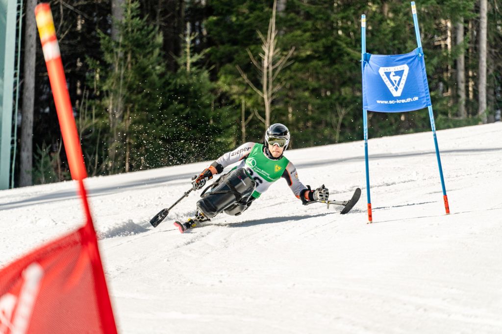 Georg Kreiter mit dem Monoski