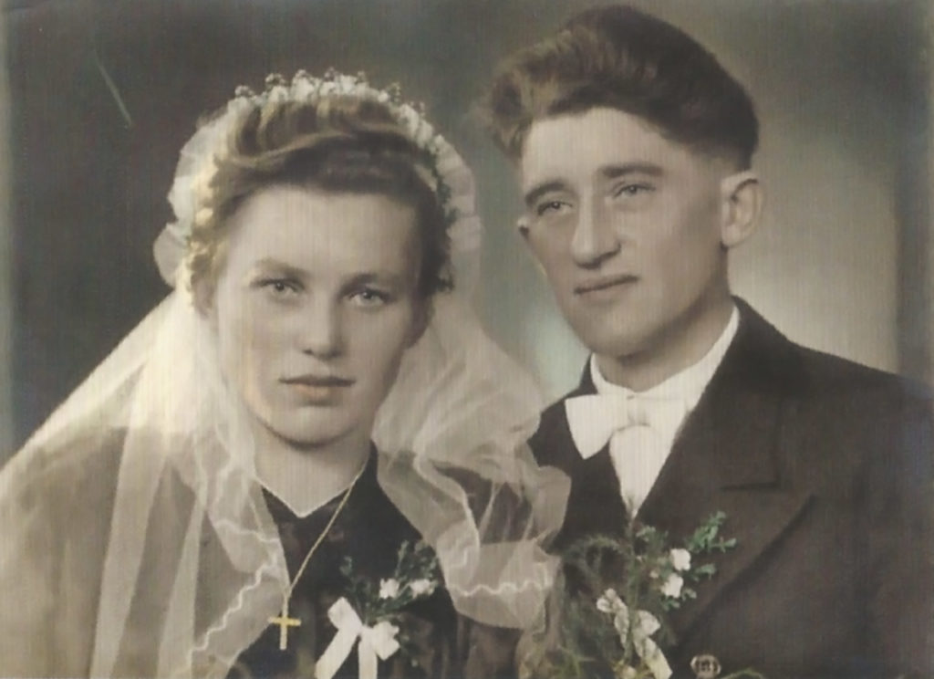 Rosa und Anderl Wegscheider heiraten 1948