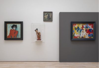 Ausstellungsansicht Gruppendynamik - Der Blaue Reiter