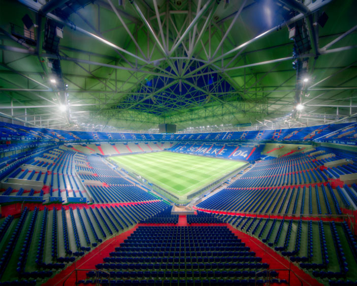 Die Veltins-Arena Gelsenkirchen ist die Heimspielstätte des FC Schalke 04
