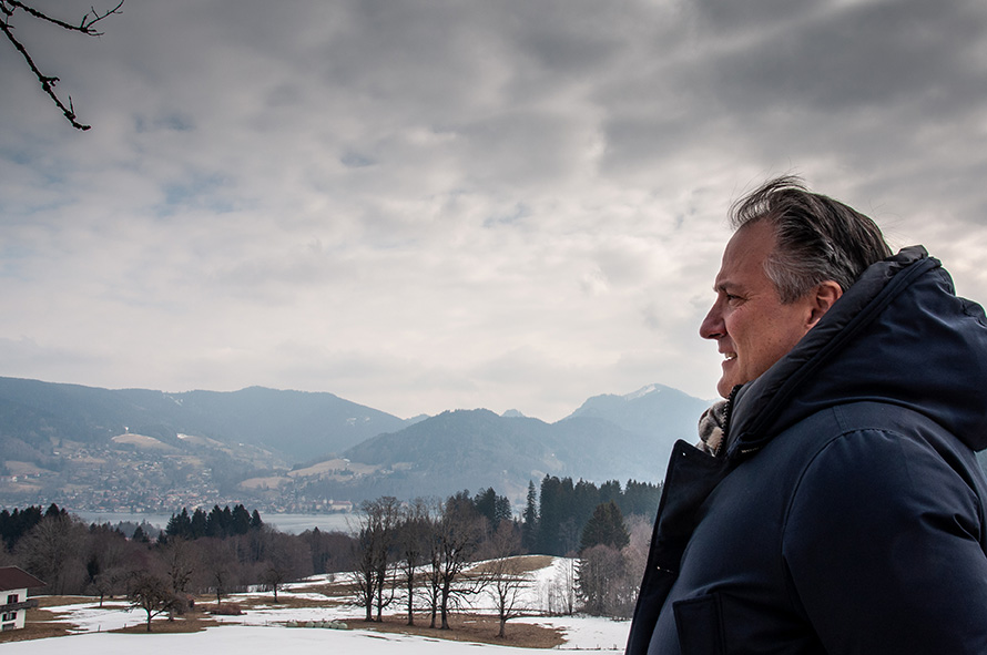 Martin Calsow am Bucherhang in Bad Wiessee