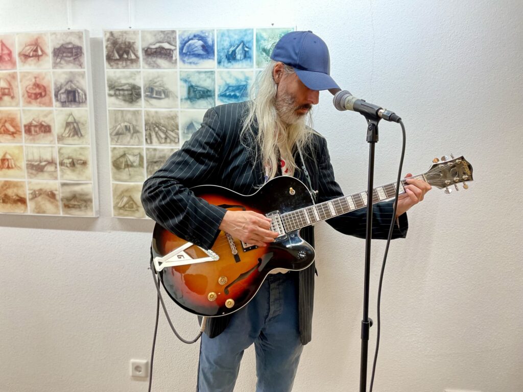 Blues-Musiker, Schauspieler und Clown Boris Ruge