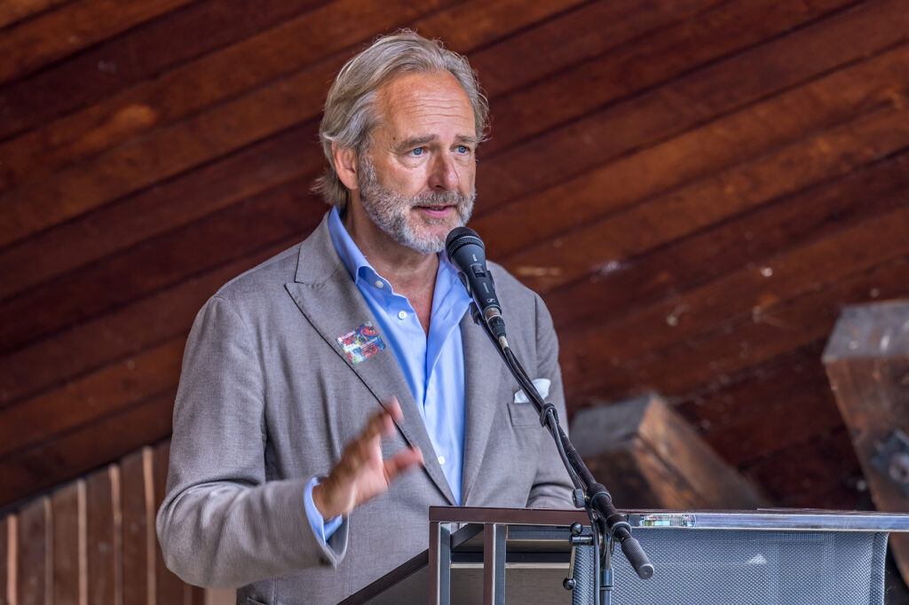 Michael eröffnet die Christian Rohlfs-Ausstellung