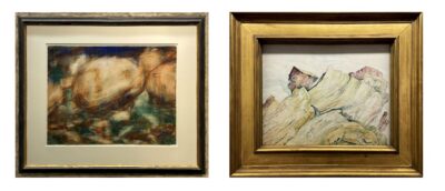 Rohfls "Seine in der Maggia" und Gulbranssons "Holzklötze"