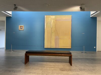 Blick in die Ausstellung: „Ocean Park #44“ von Richard Diebenkorn (1922 - 993)