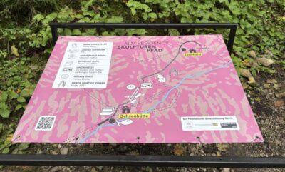 Almresidency Skulpturenpfad, Karte, Rechelkopf, Wald