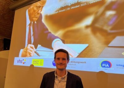 Christoph Straub, Waitzinger Keller, Vortrag, Donald Trump