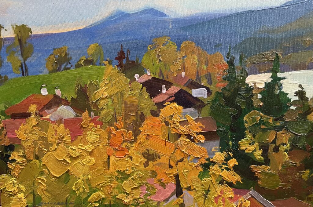 Ekaterina Zacharova. Herbst in Gmund 2002