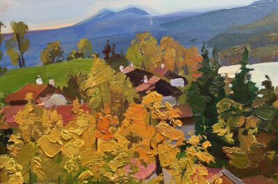 Ekaterina Zacharova. Herbst in Gmund 2002