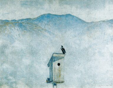 Olaf Gulbransson malte die Landschaft mit Star 1943