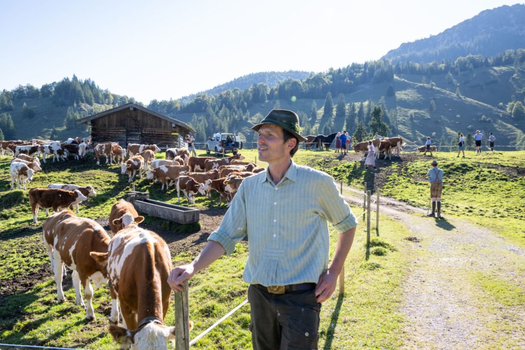 Andreas Mehringer hat die Königsalm gepachtet